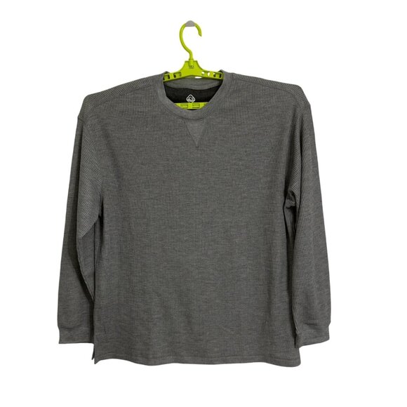 Alpine Lakes Mens Long Sleeve Thermal Shirt 2X NWT Grey Heather Athleisure - Picture 3 of 10